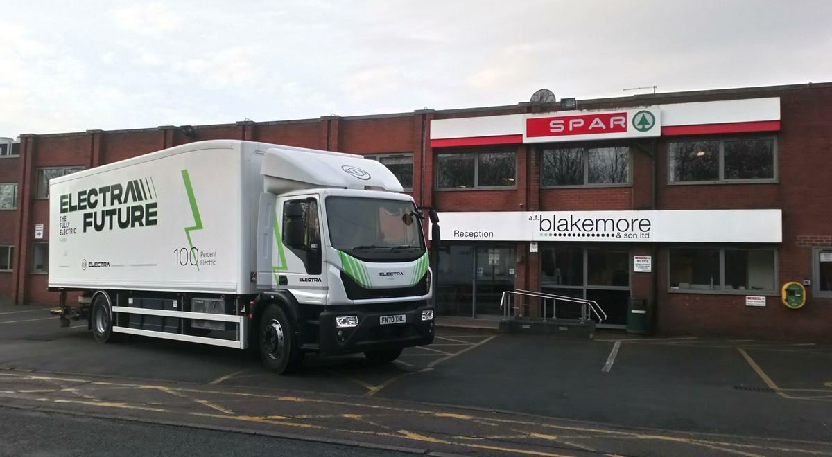 A.F. Blakemore trials electric HGV