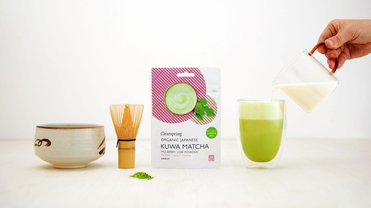 Clearspring launches UK-first caffeine-free Organic Japanese Kuwa Matcha