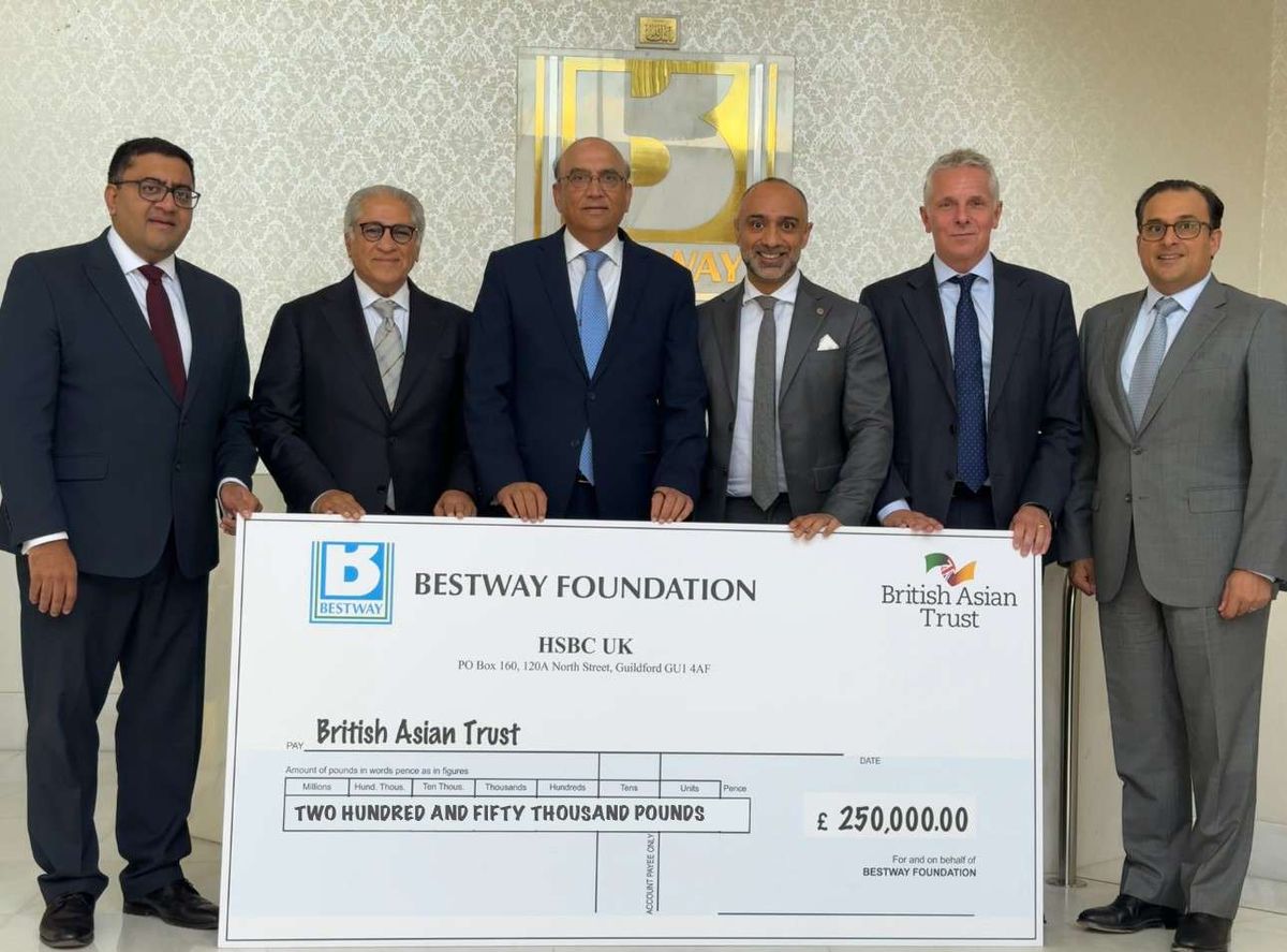Bestway Foundation strengthens global impact with £250,000 donation to the British Asian Trust