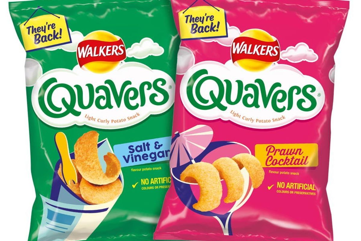 Quavers brings back two popular flavours