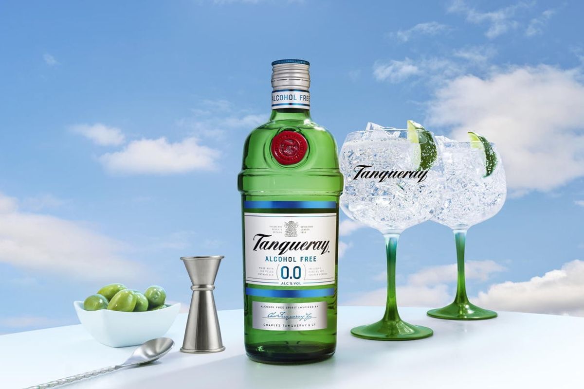 Diageo launches alcohol free Tanqueray 0.0%