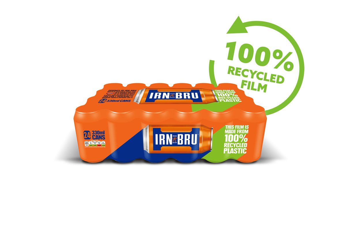 IRN-BRU maker announces new 100% recycled wrap