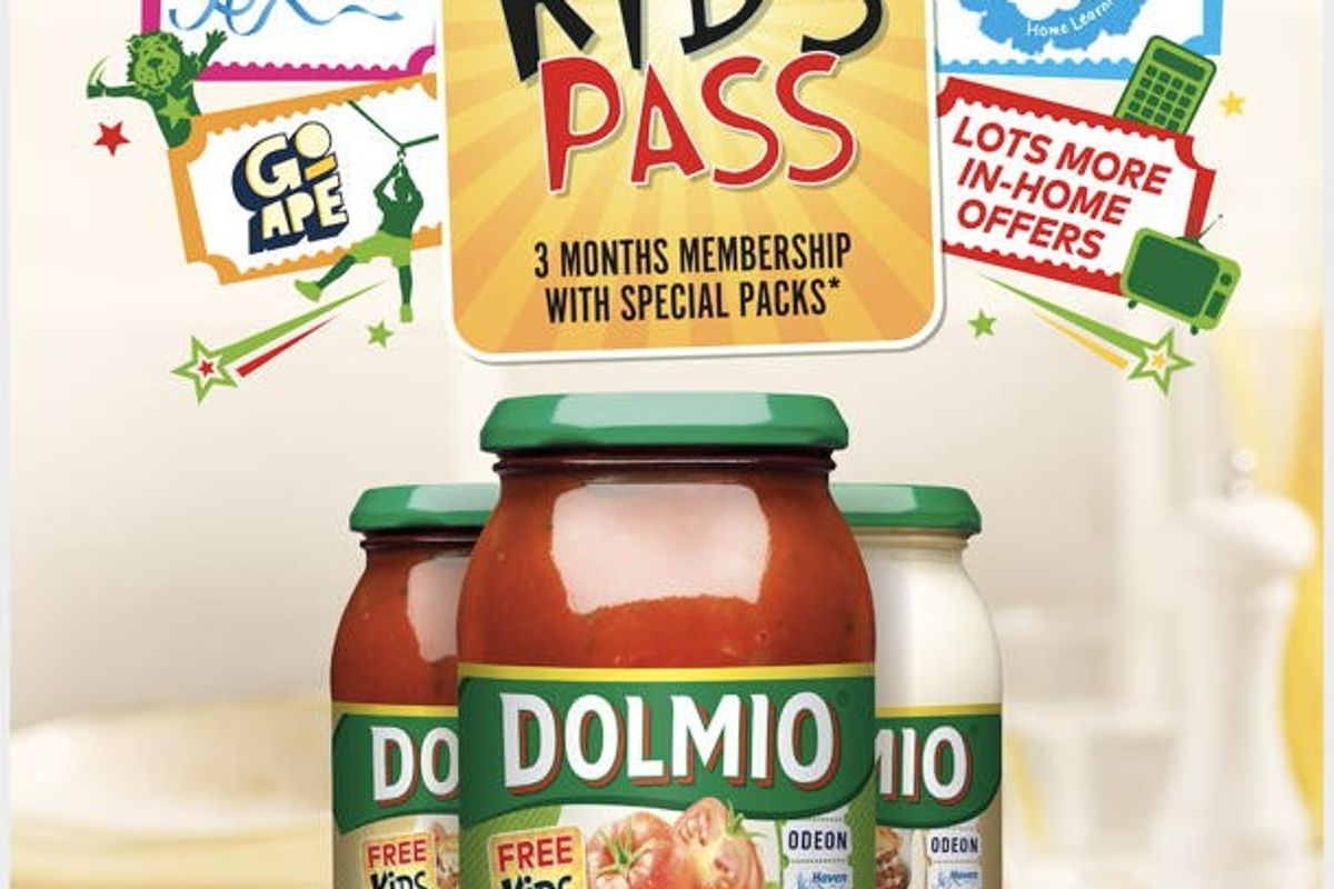 Dolmio launches new on-pack ‘Kids Pass' promotion across 20 million packs