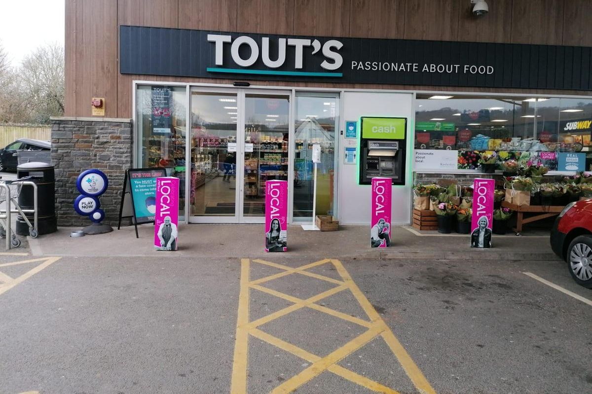 TOUT’S stores turn pink celebrating local producers