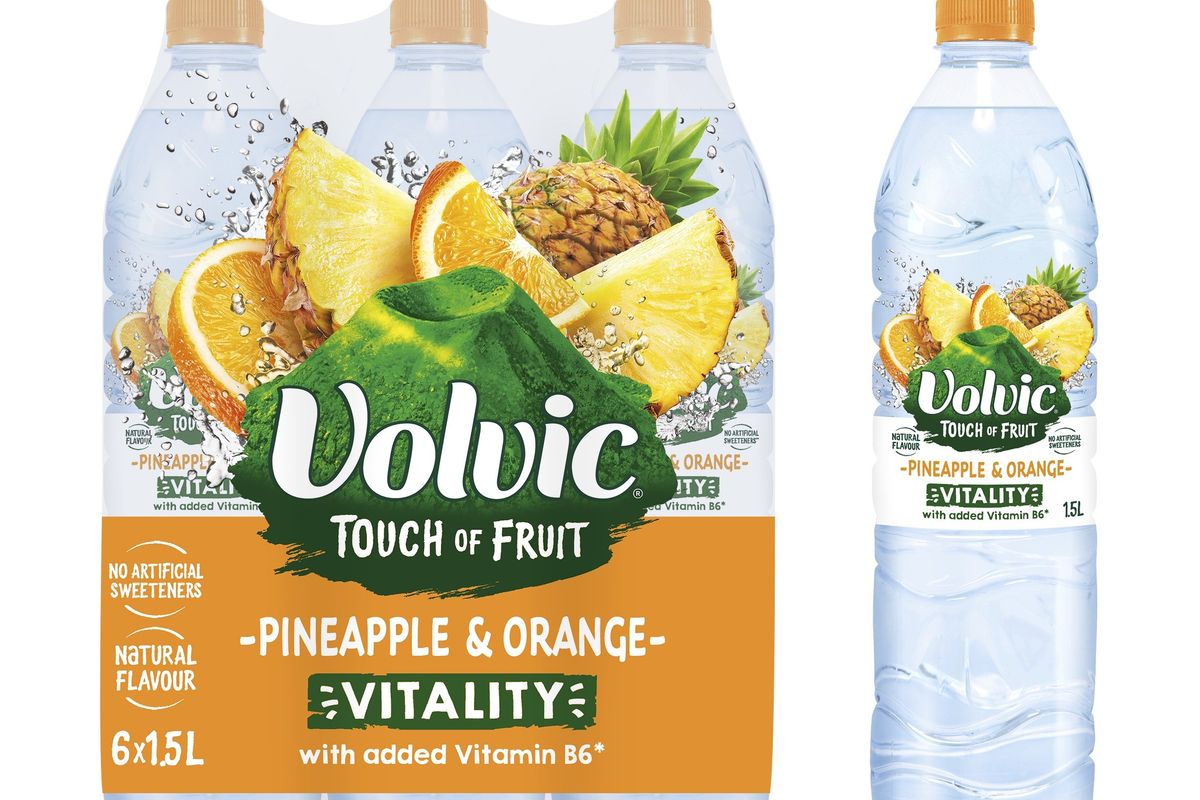 Volvic Touch Of Fruit launches new Pineapple and Orange flavour