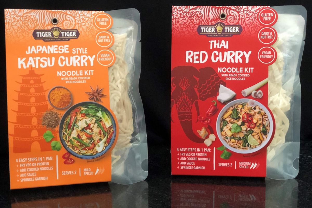 Tiger Tiger launches free-from noodle kits in UK