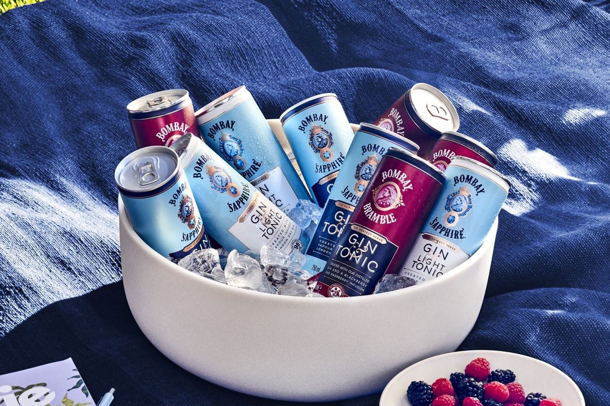 Bombay Sapphire expands RTDs with two new G&T flavours