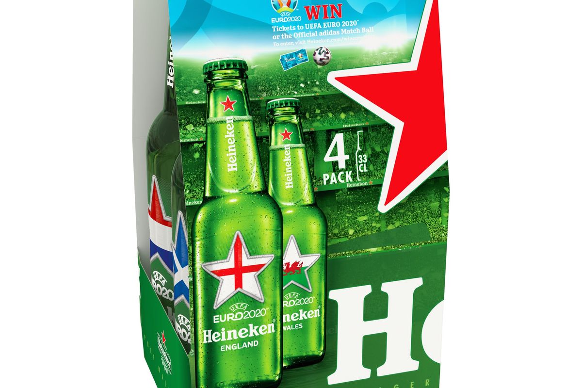 Heineken EURO 2020 limited-edition bottles and on-pack promotion