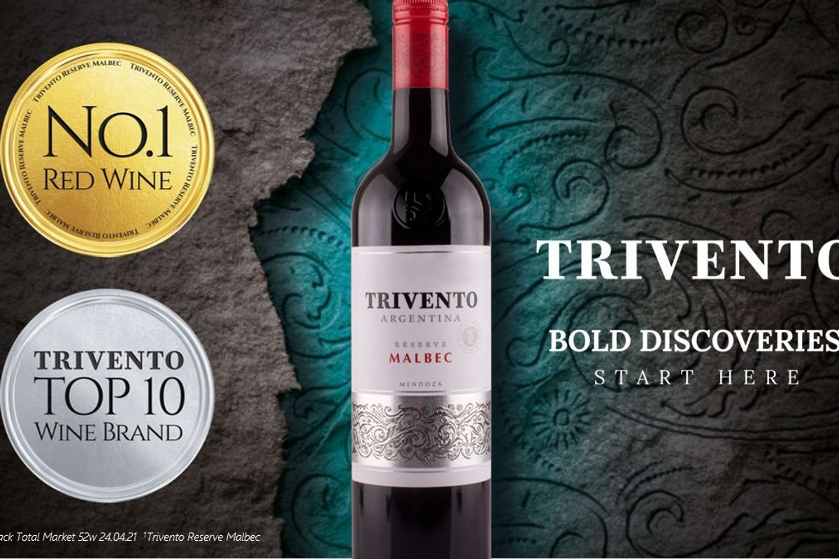 Trivento enters Top 10 Wine Brands; Reserve Malbec takes #1-spot