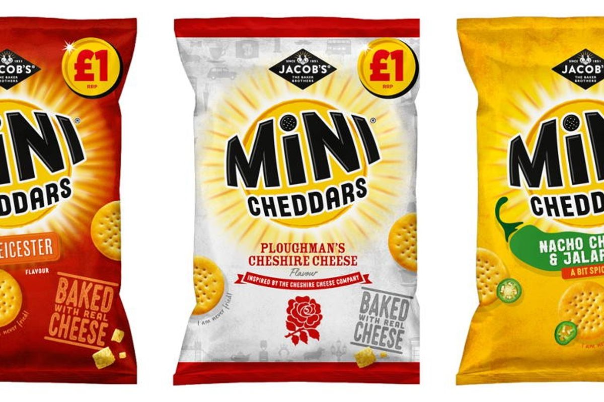 New PMP variants join Jacob’s Mini Cheddars range