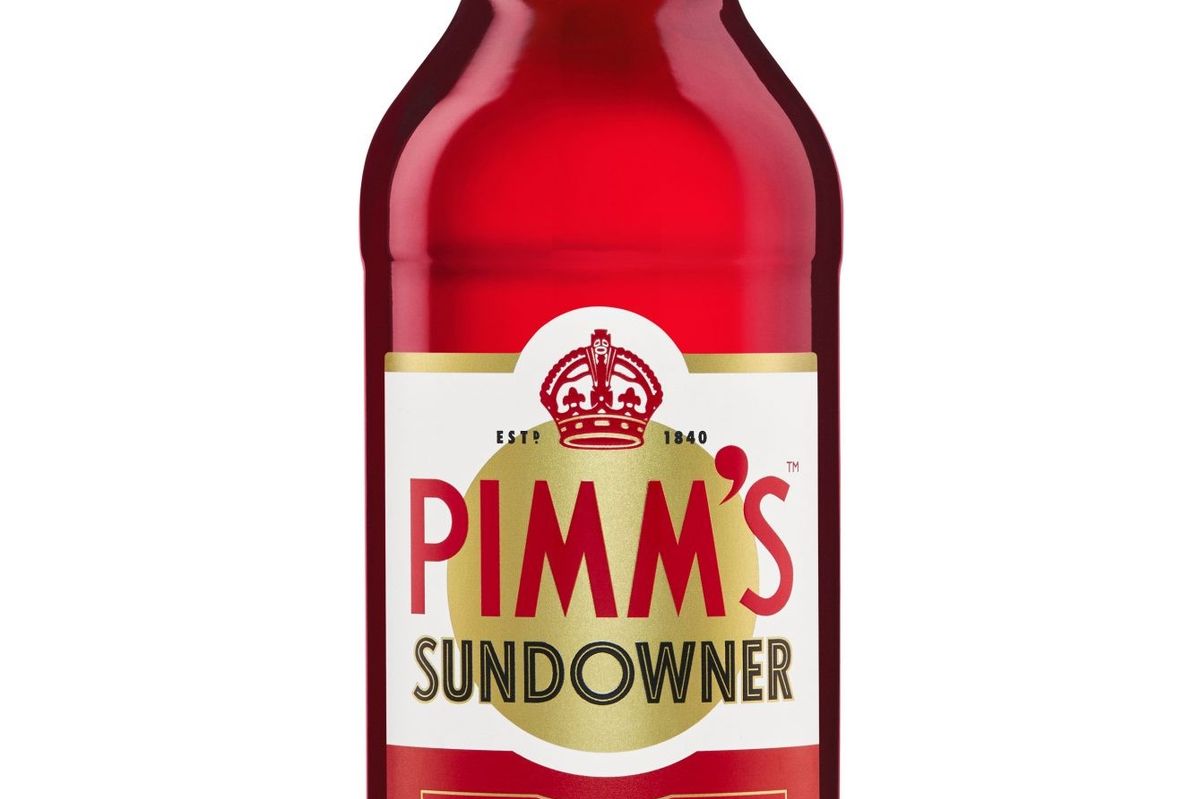 Diageo – updated Pimm's bottle design; new campaign and drink: the Sundowner