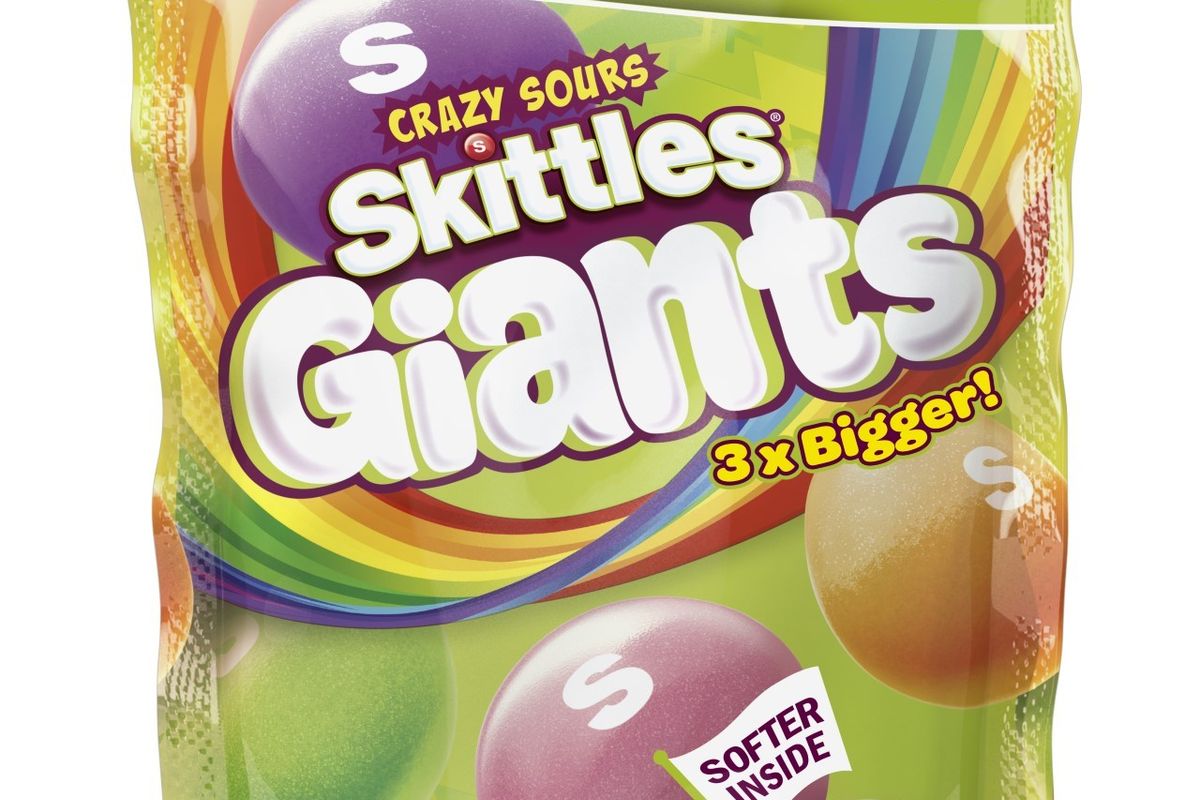 Skittles Giants Crazy Sours to launch this summer
