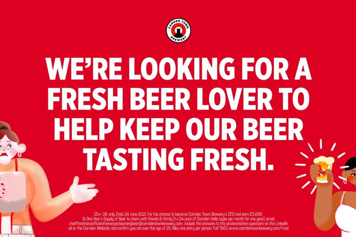 Camden Town Brewery looks for Chief Freshness Officer