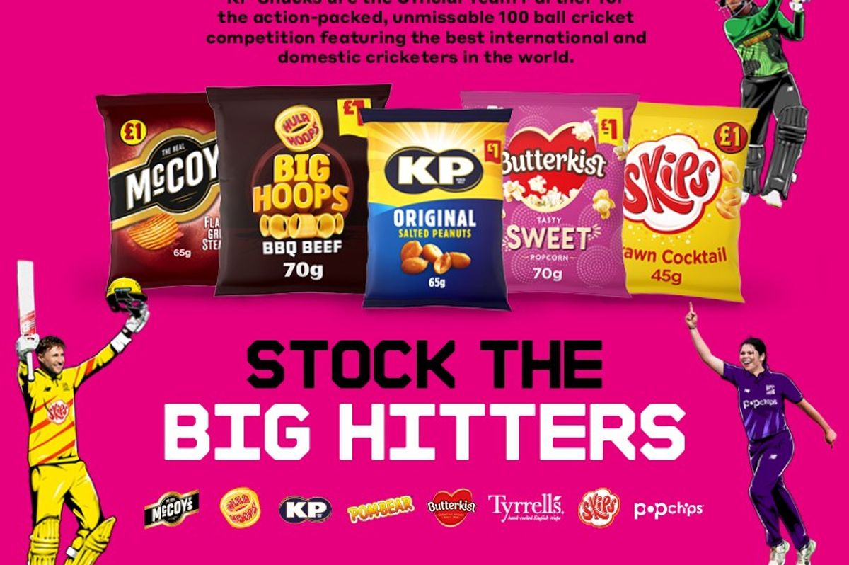 The Hundred partner, KP Snacks, launches healthier lifestyles campaign