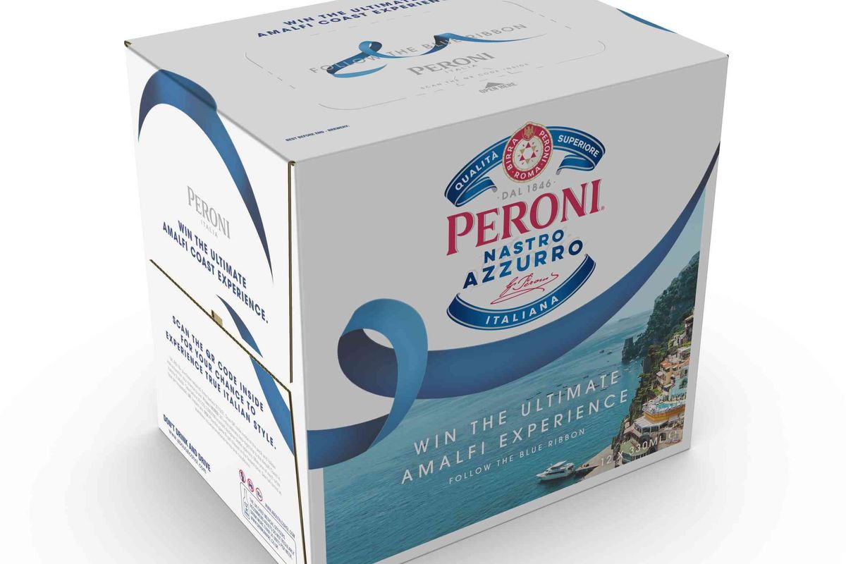 Peroni Nastro Azzuro offers trip to Amalfi Coast in new on-pack promotion