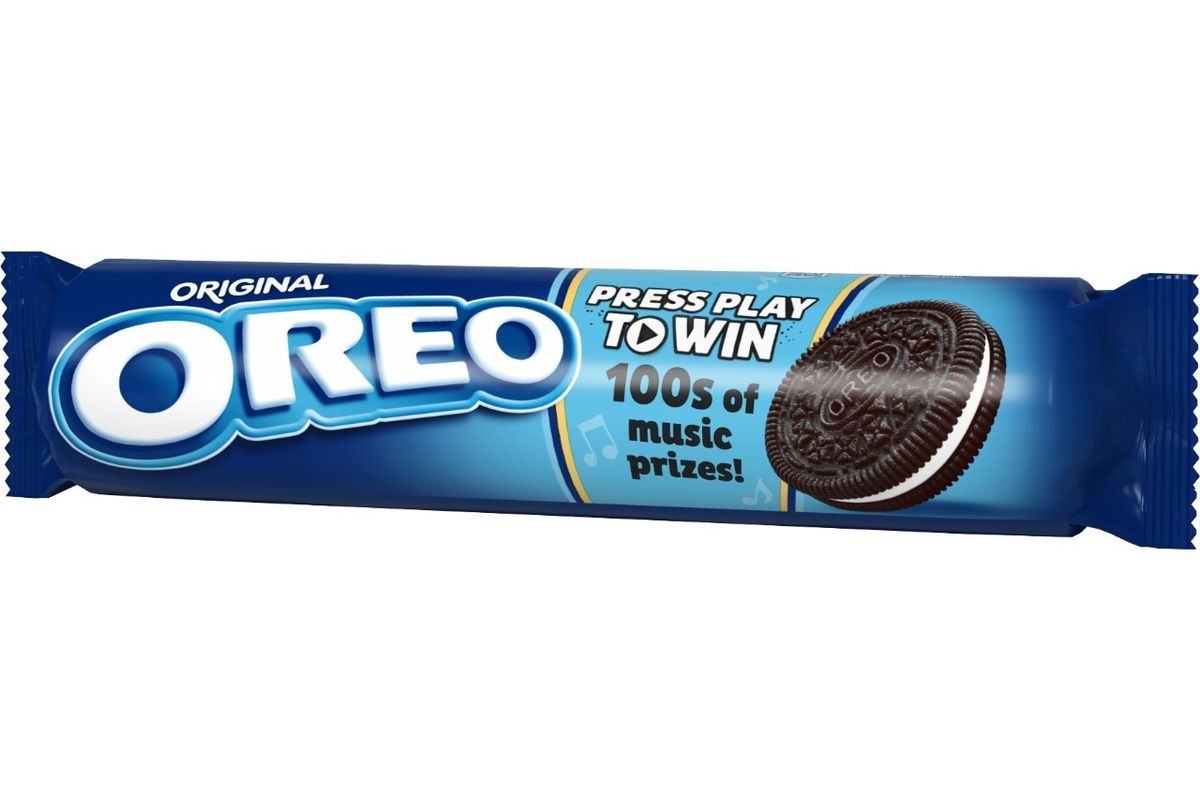 New OREO on-pack promotion, 'Press Play To Win'