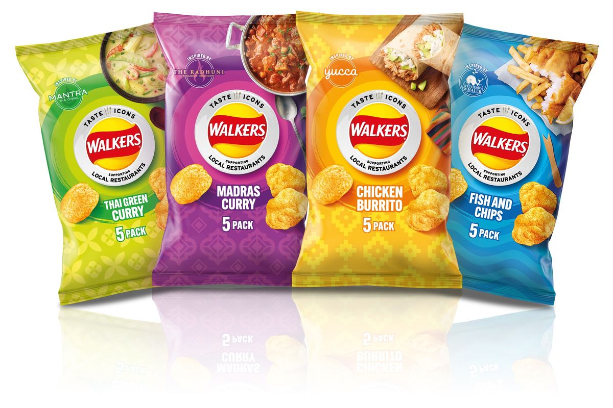 Walkers supports local restaurants with limited-editions, on-pack promotion