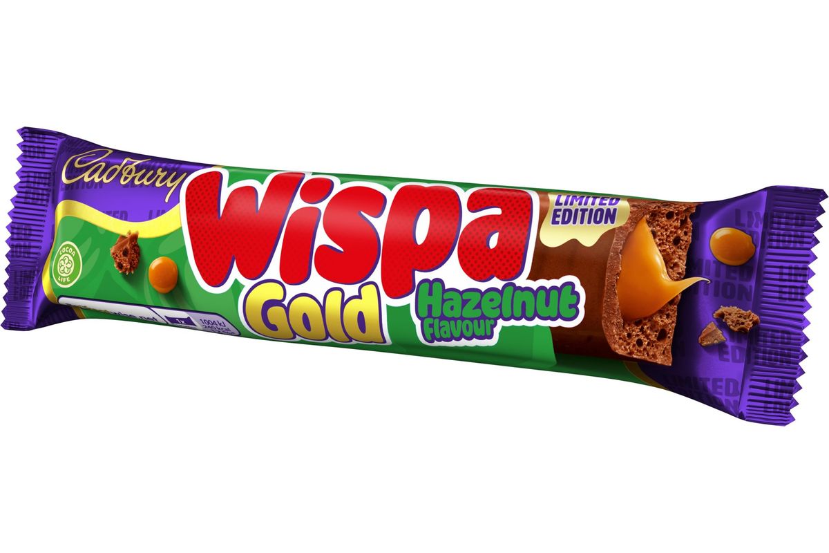 Cadbury launches new limited edition Wispa Gold