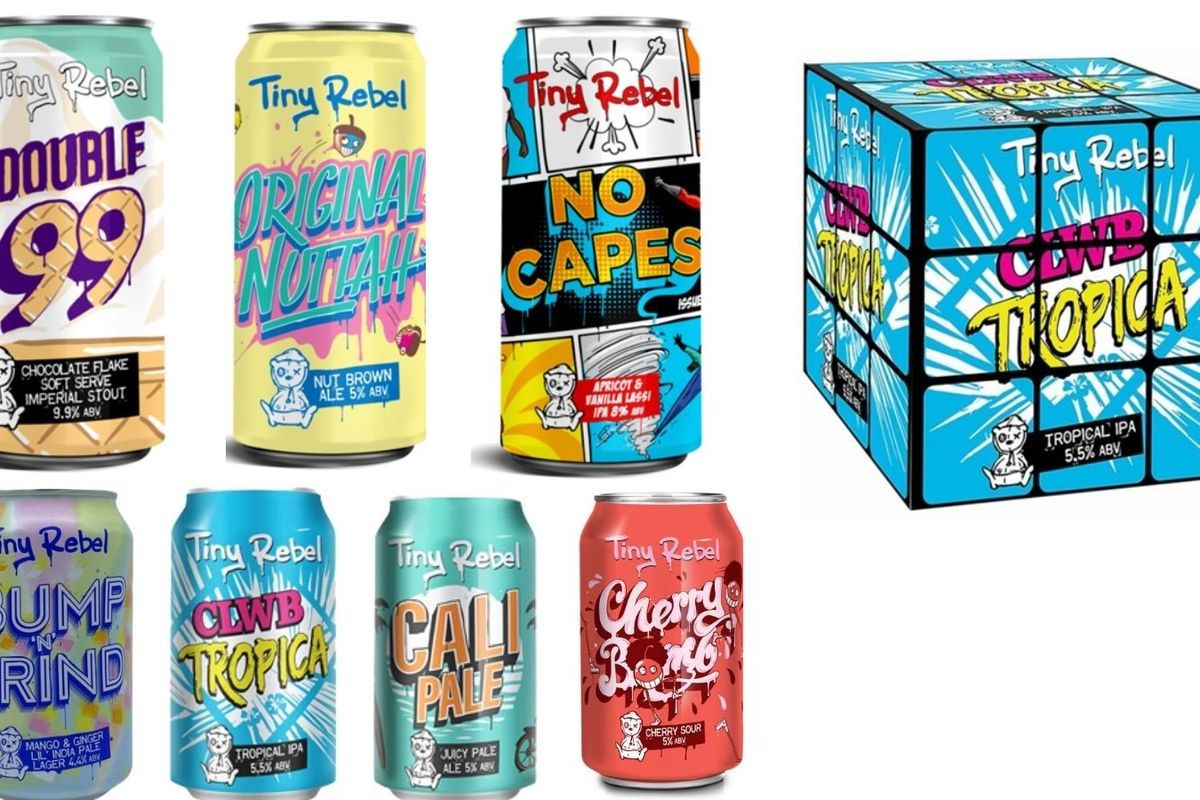 Eight products from Tiny Rebel Brewery under Portman Group review