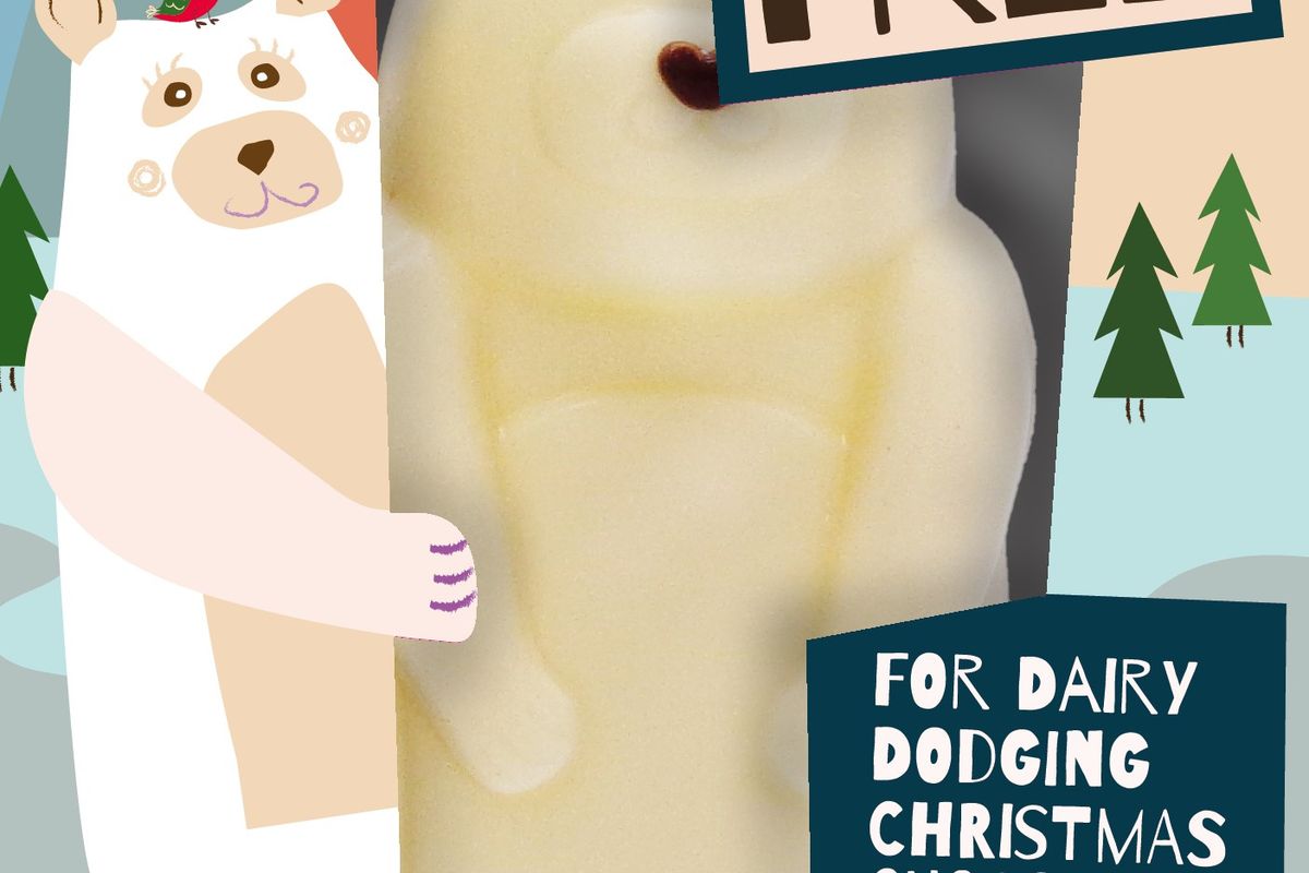 Moo Free adds to festive favourites with Olivia the Bear and White Choccy Snowball