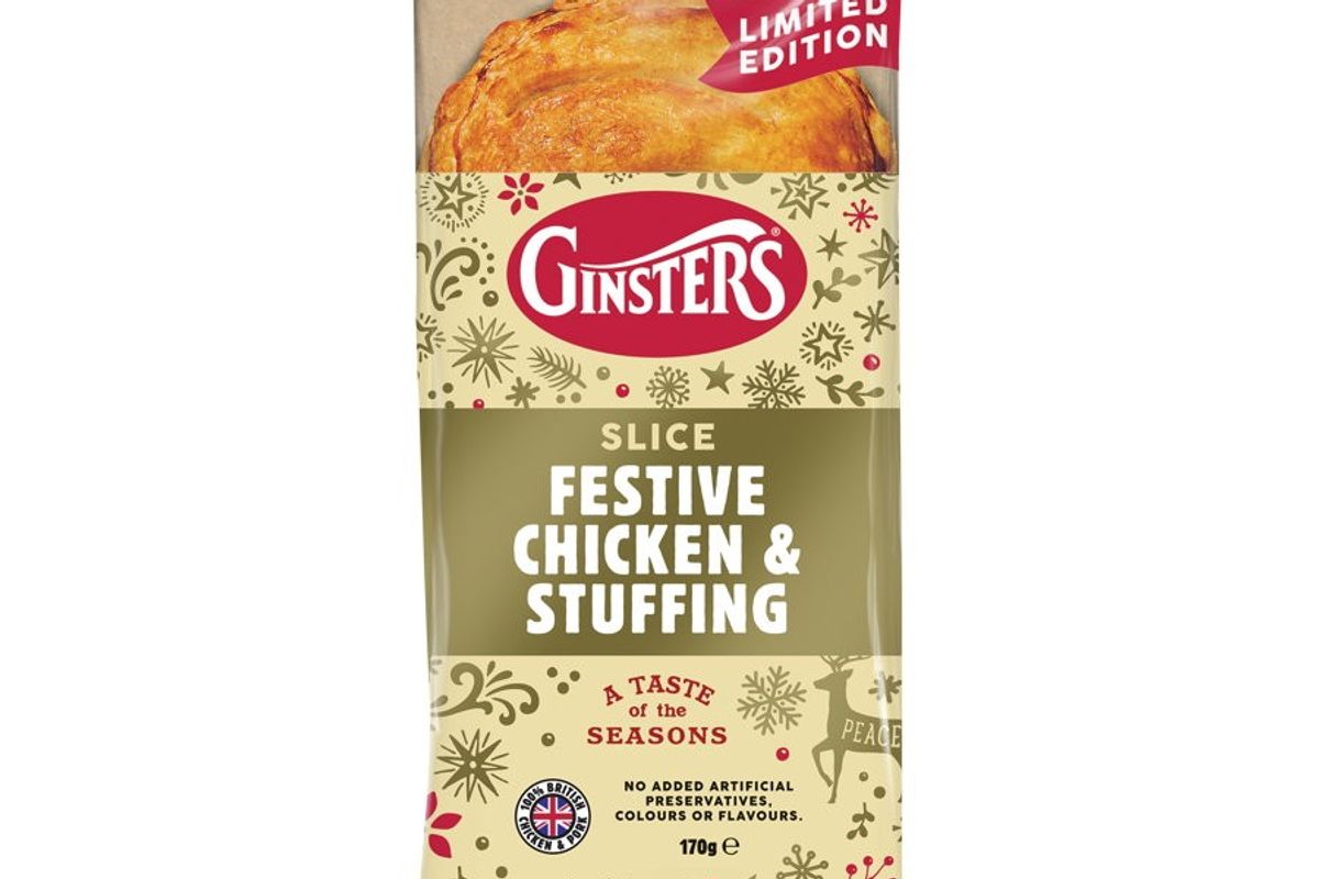 Ginsters unveils limited edition festive slice
