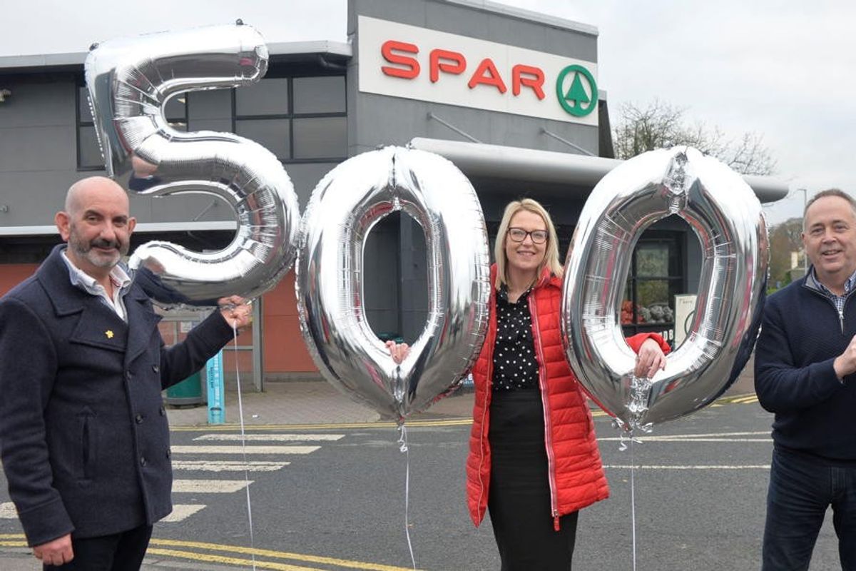NI retailers raise a quarter of £2m SPAR donation to Marie Curie