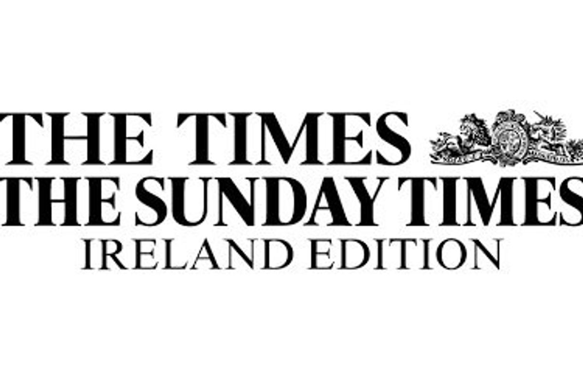 The Sunday Times' cover price to increase by 30 per cent in Ireland from January