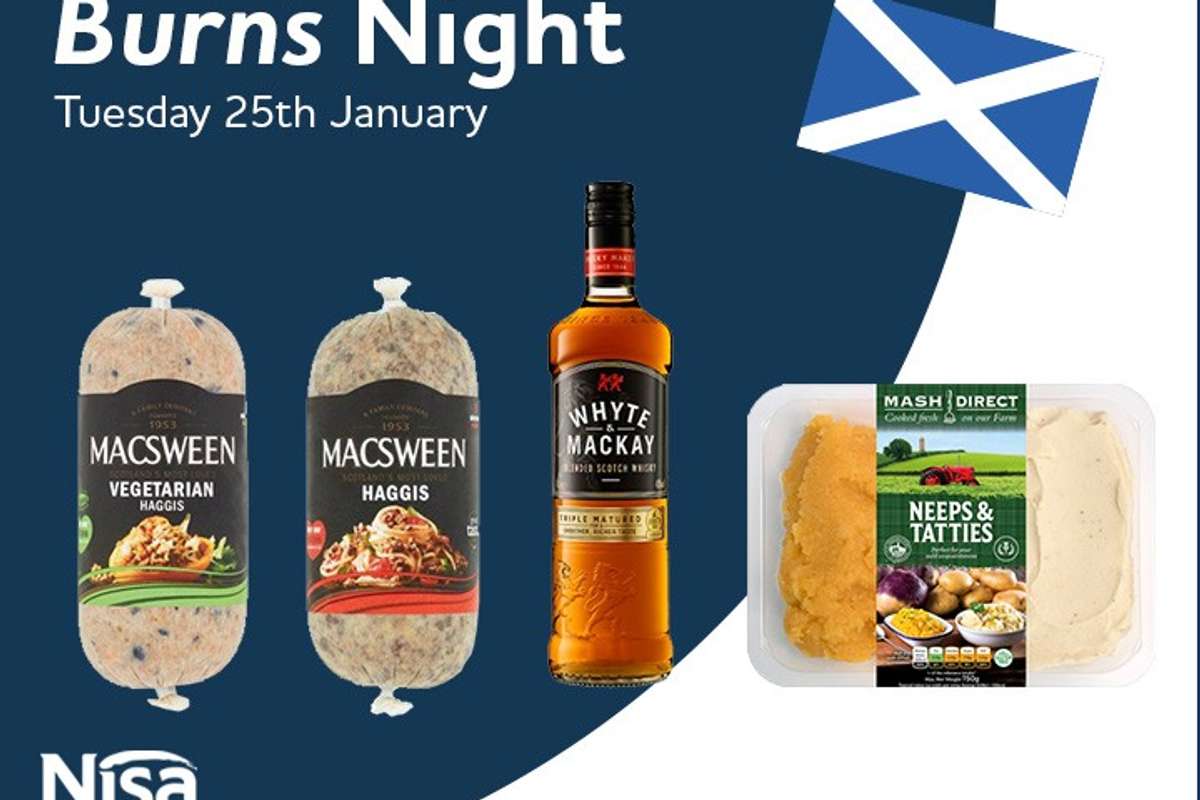 Nisa arms partners with promotion for Burns Night