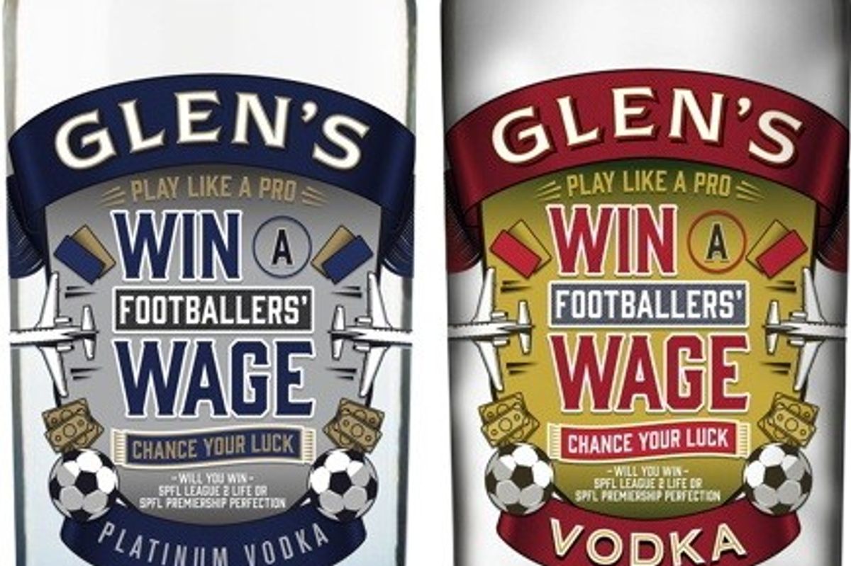 Glen’s Vodka launches on-pack football promotion