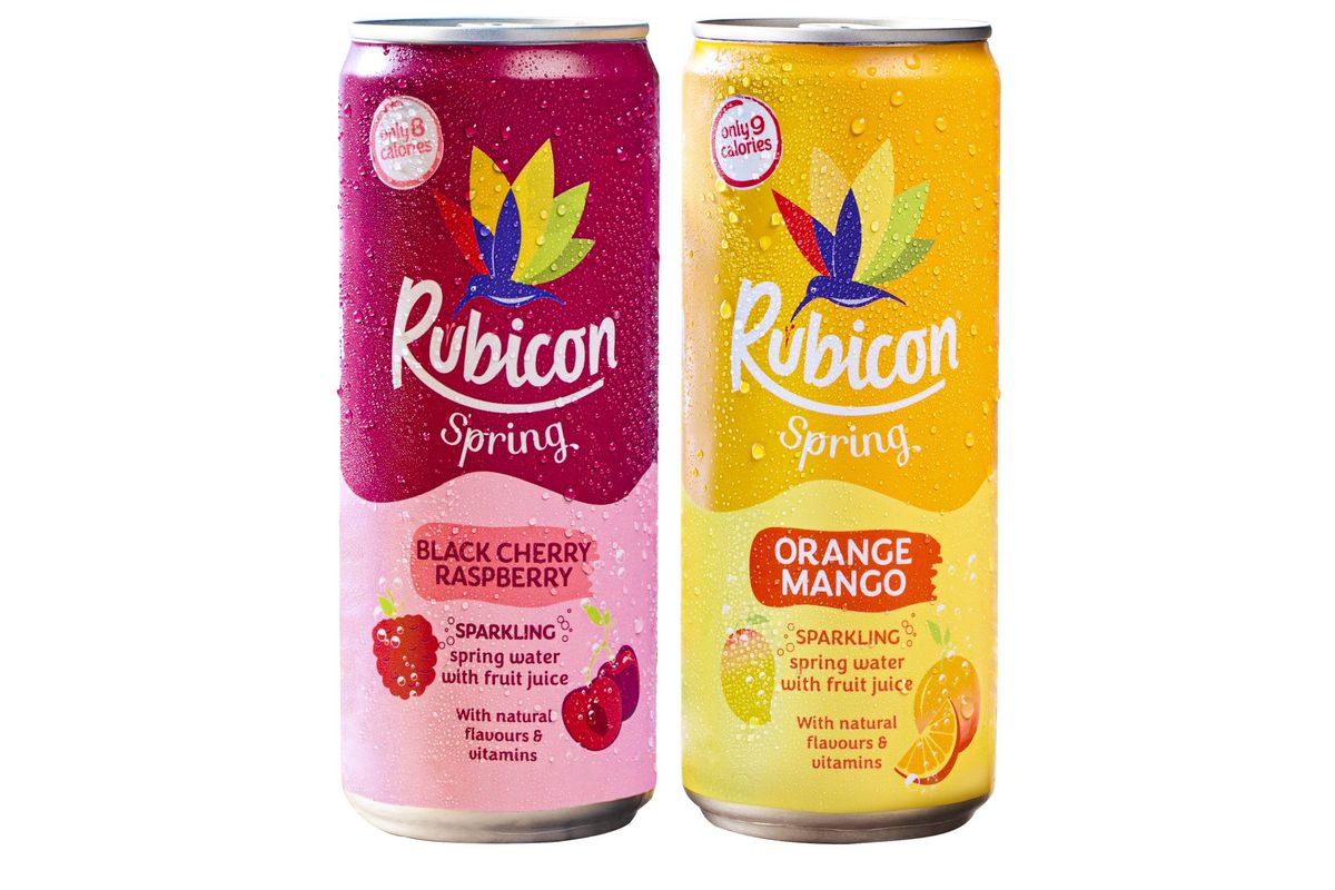 Rubicon Spring launches two new flavours in 330ml cans