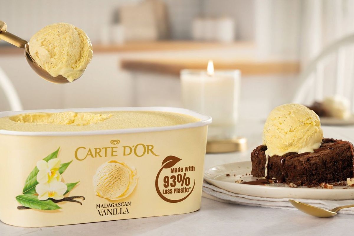 Unilever introduces paper tubs for Carte D’Or ice cream