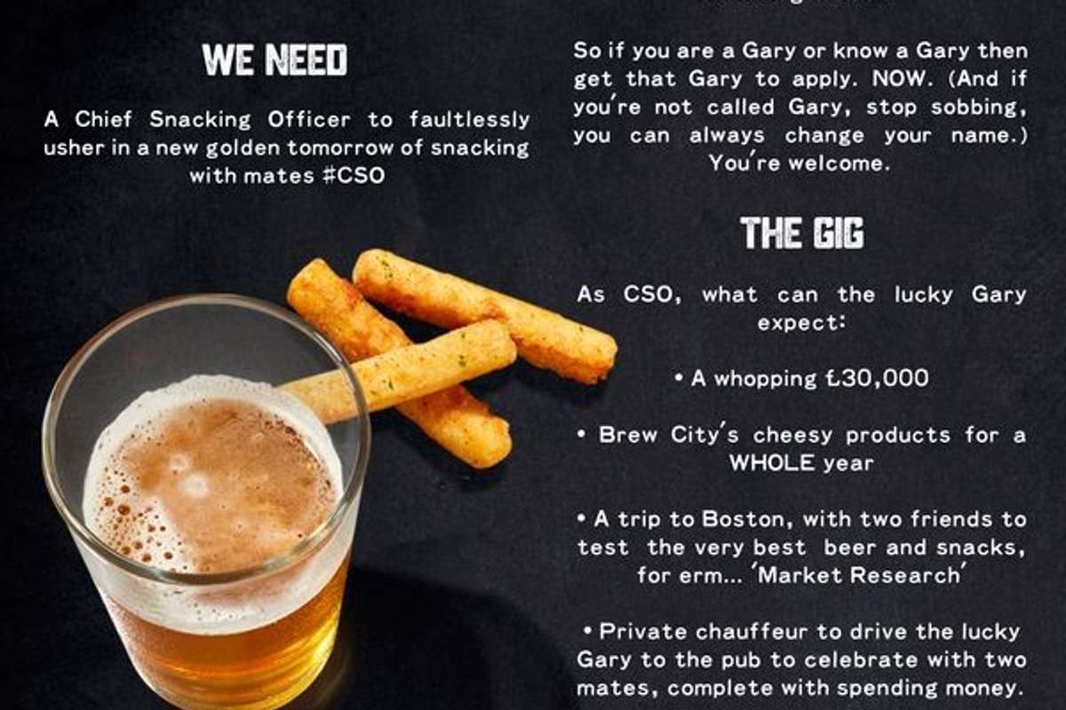 Brew City offers tasting job for a Gary