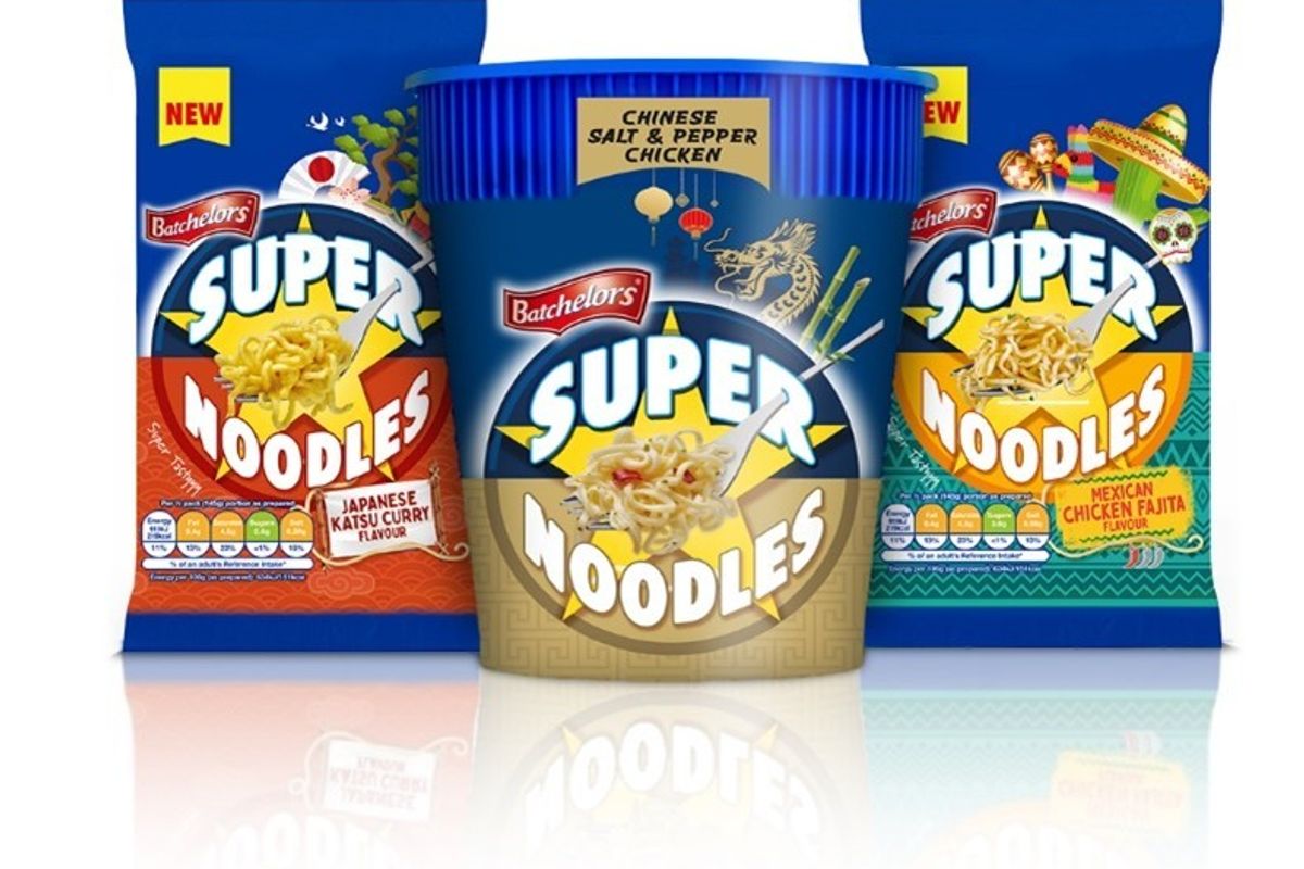 Batchelors adds popular world cuisine flavours to Super Noodles