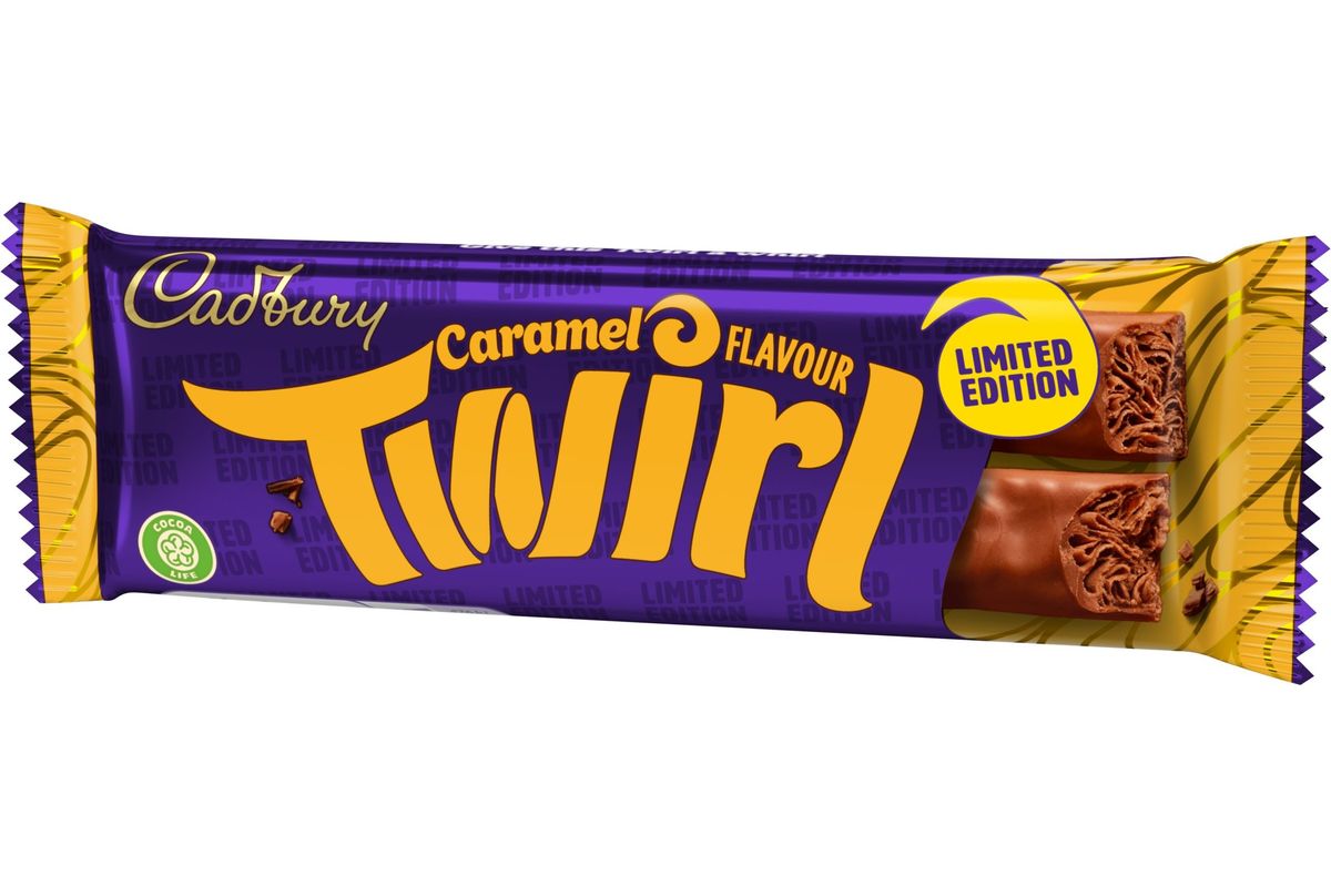 New limited edition Cadbury Twirl Caramel arrives