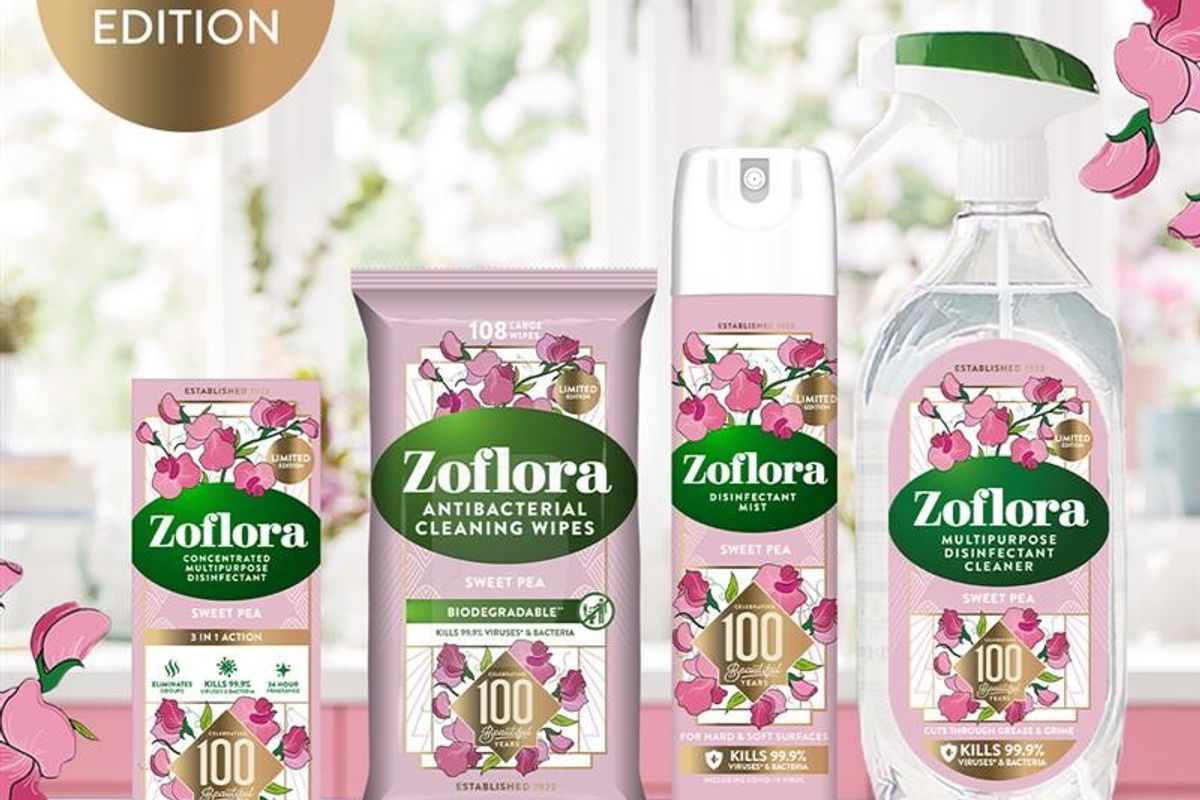 Zoflora brings back popular sweet pea fragrance to mark 100 years