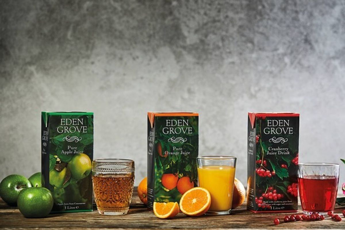 Caterforce launches fruit juice range Eden Grove
