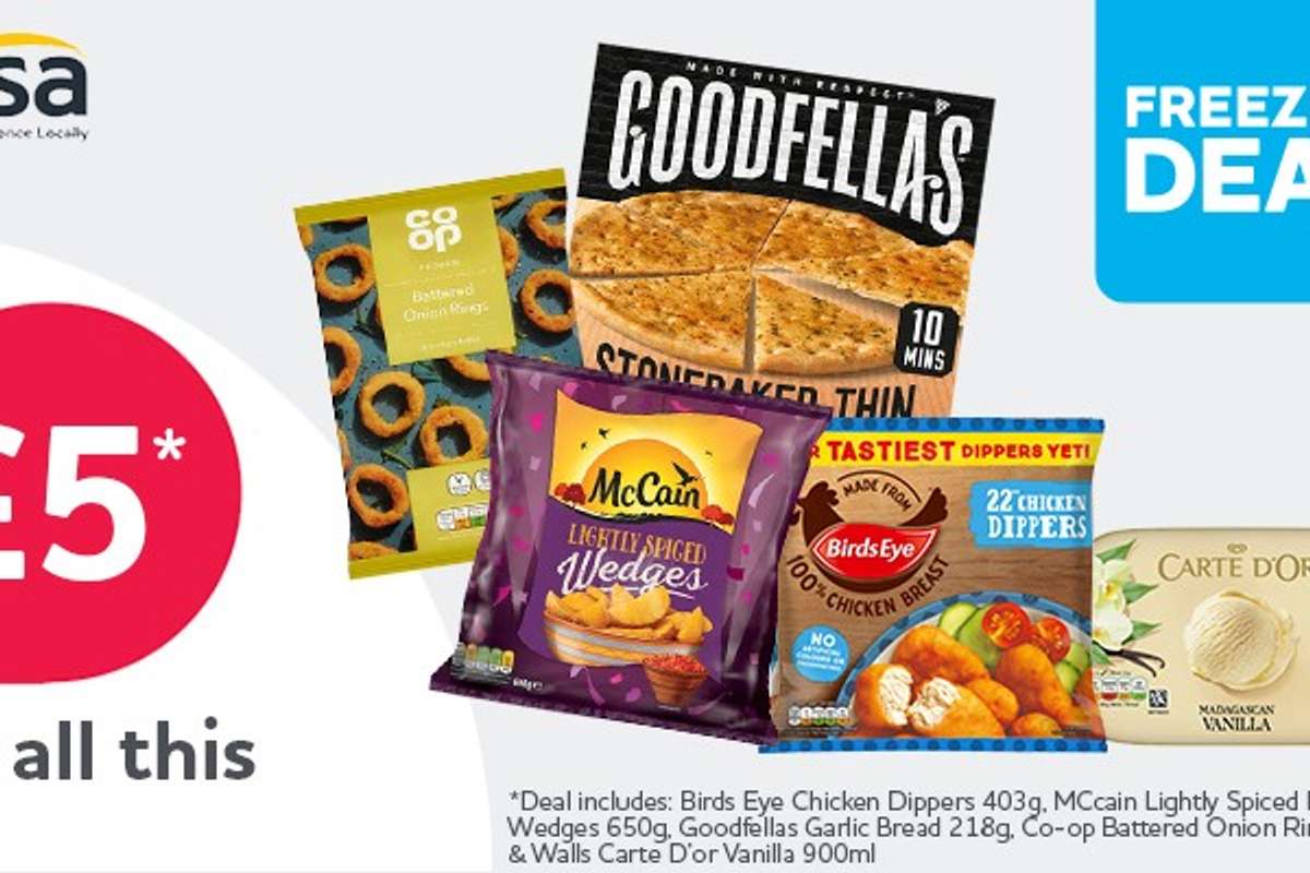 Nisa returns £5 freezer deal