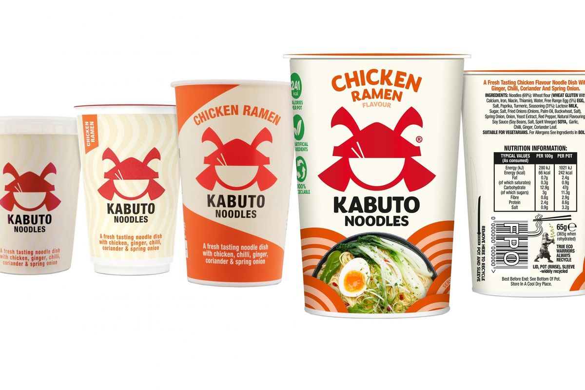 Kabuto Noodles’ unveils category-leading recyclable packaging