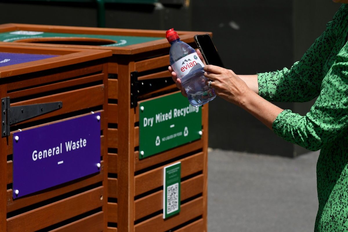 Evian launches new recycling reward scheme at Wimbledon