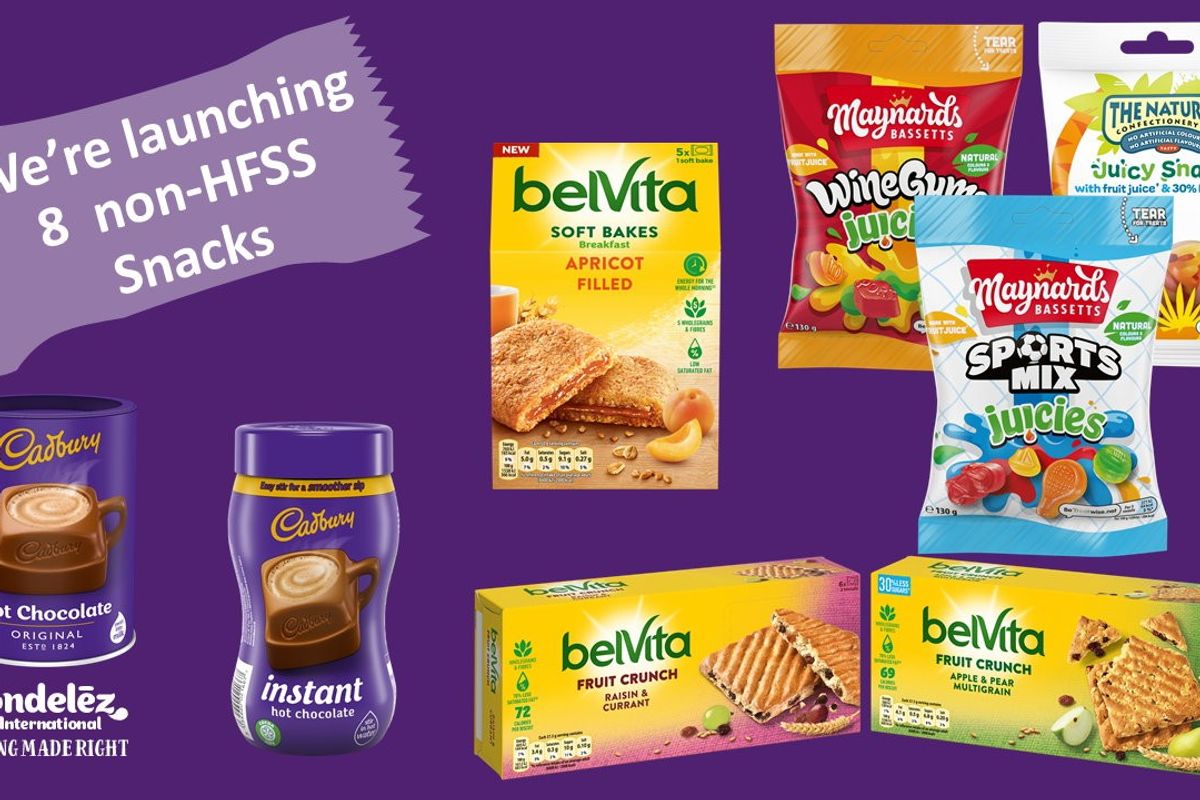 Mondelēz launches eight non-HFSS products across categories