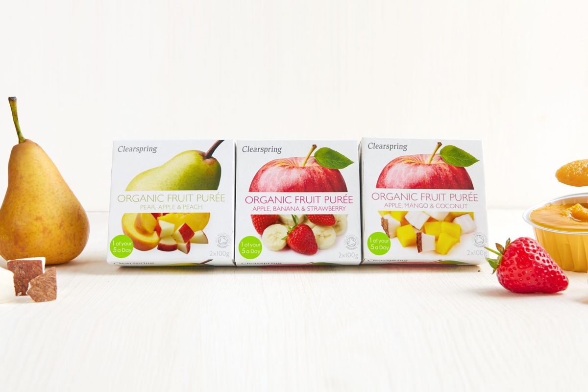 Clearspring adds flavours to Organic Purée range