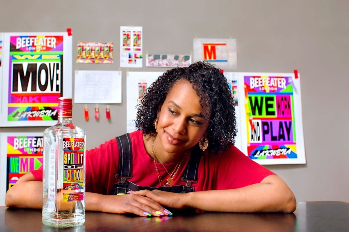 Beefeater Gin collaborates with London-based artist Lakwena