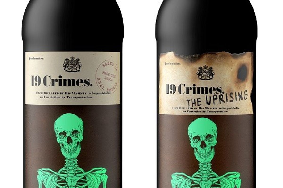 19 Crimes launches limited edition glow in the dark labels for Halloween