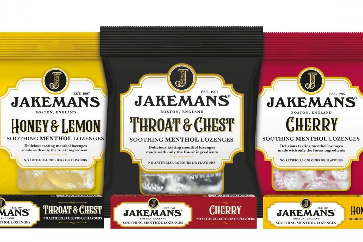 Jakemans’ new packaging hits the sweet spot