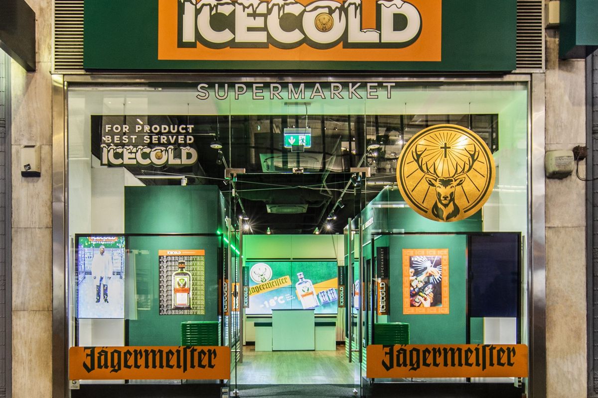 Jägermeister opens ICECOLD supermarket on Oxford Street