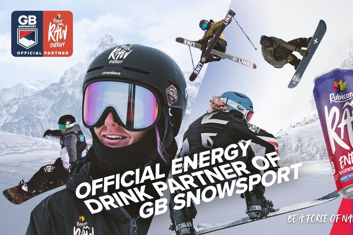 Rubicon Raw becomes official energy drink of GB Snowsport