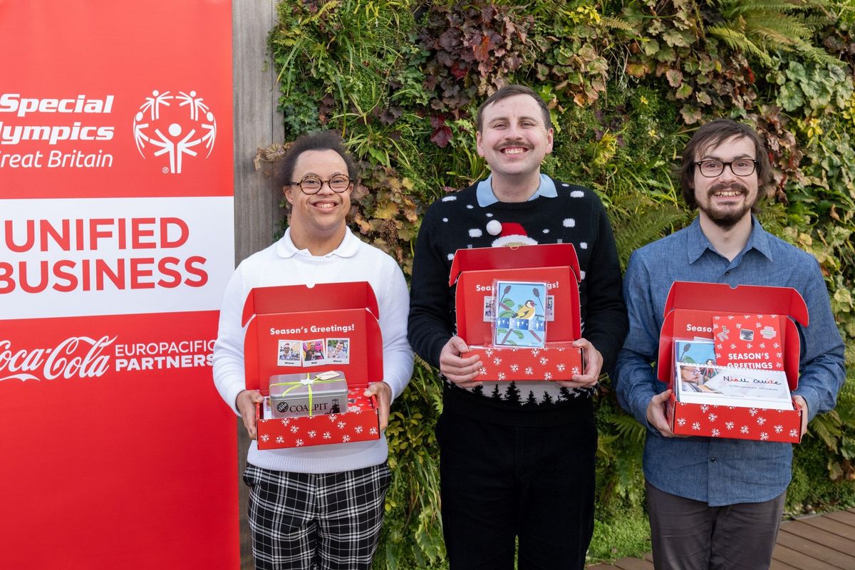 Special Olympics GB teams up with CCEP for Christmas gift box campaign