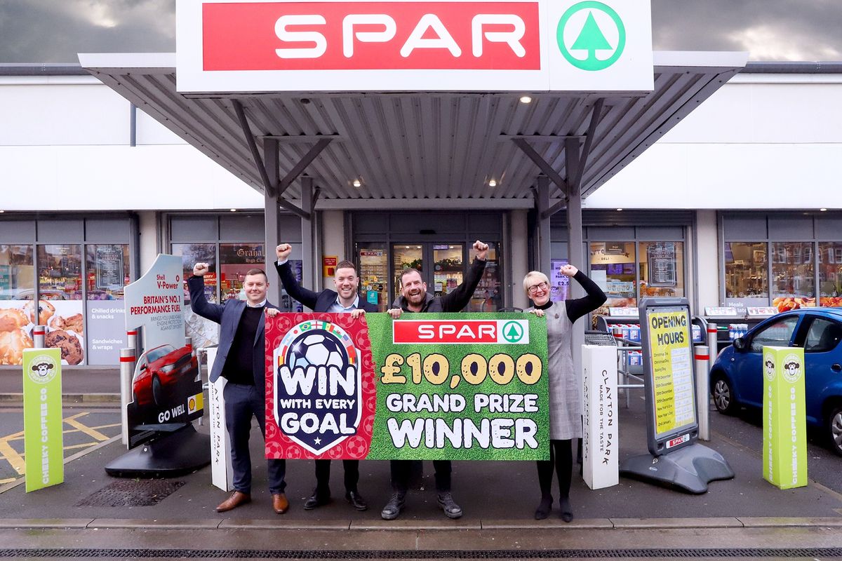 Spar's Win With Every Goal nets customer £10k Christmas cash