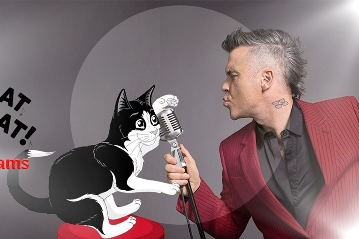 Robbie Williams announced as new voice of Felix, the cat
