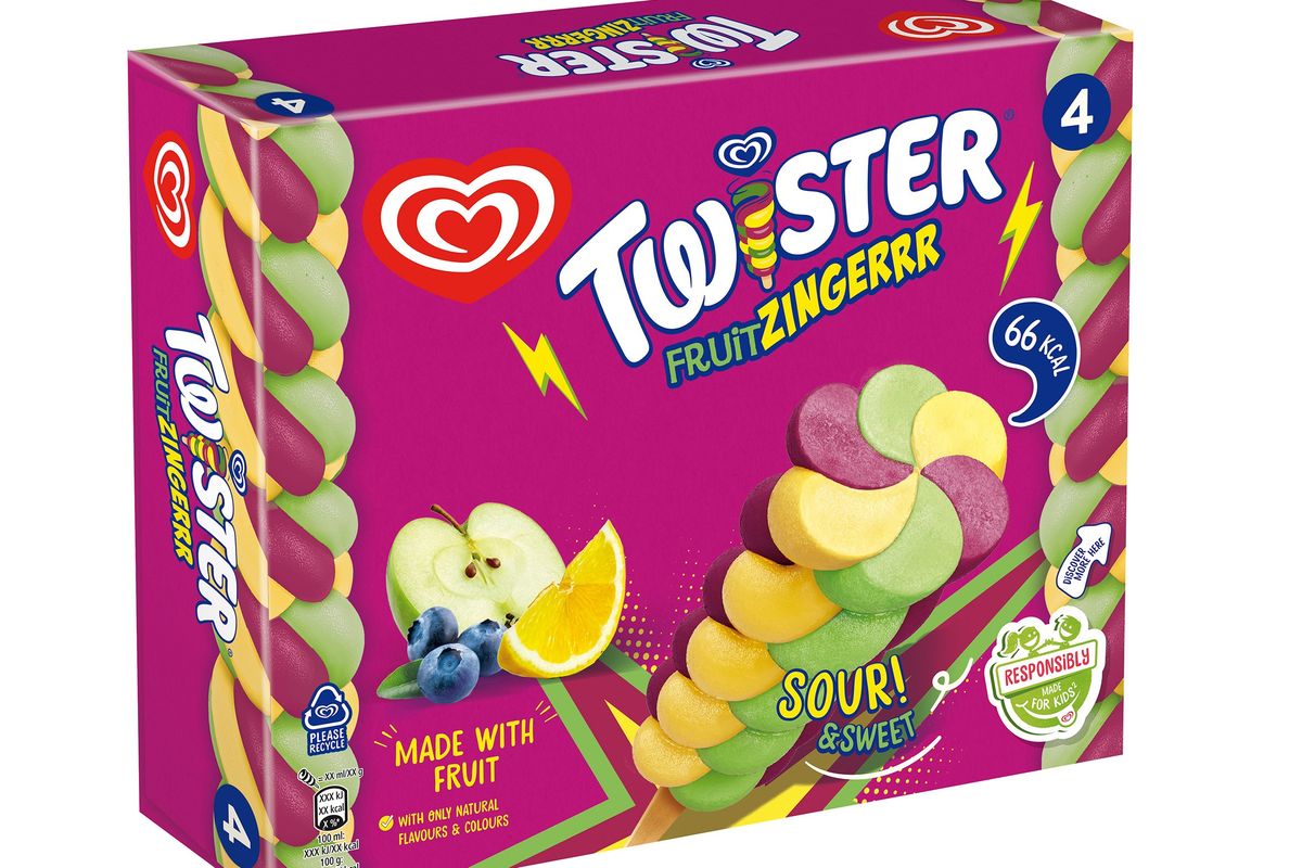 Wall’s launches new sweet and sour Twister Fruit Zingerrr